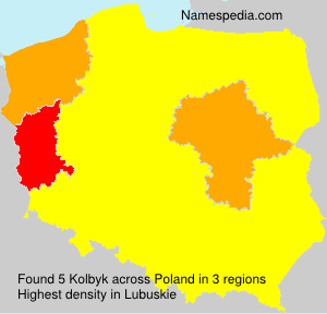 Surname Kolbyk in Poland
