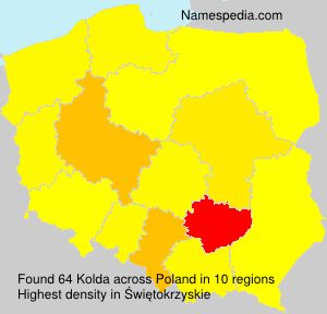 Surname Kolda in Poland Surname Kolda in Poland