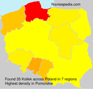 Surname Kollek in Poland Surname Kollek in Poland