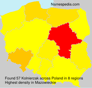 Surname Kolnierzak in Poland