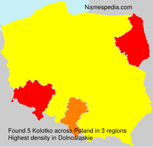 Surname Kolotko in Poland Surname Kolotko in Poland