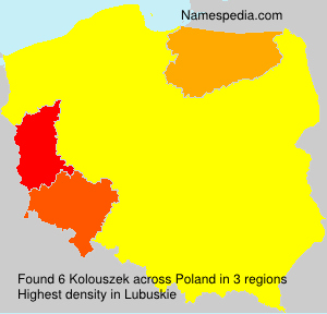 Surname Kolouszek in Poland Surname Kolouszek in Poland