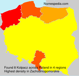 Surname Kolpacz in Poland Surname Kolpacz in Poland