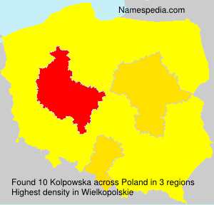 Surname Kolpowska in Poland Surname Kolpowska in Poland