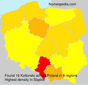Surname Koltonski in Poland Surname Koltonski in Poland