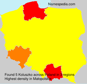 Surname Koluszko in Poland Surname Koluszko in Poland