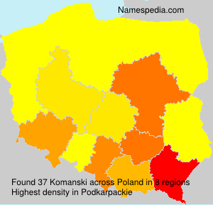 Surname Komanski in Poland Surname Komanski in Poland
