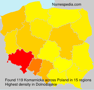 Surname Komarnicka in Poland Surname Komarnicka in Poland