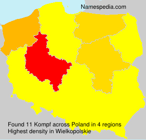 Surname Kompf in Poland Surname Kompf in Poland