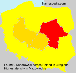 Surname Konarowski in Poland Surname Konarowski in Poland