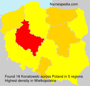 Surname Konatowski in Poland Surname Konatowski in Poland