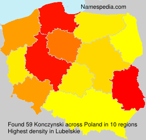 Surname Konczynski in Poland Surname Konczynski in Poland