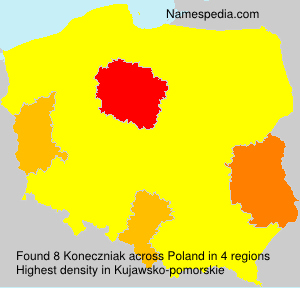 Surname Koneczniak in Poland Surname Koneczniak in Poland