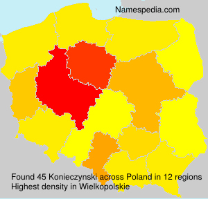 Surname Konieczynski in Poland Surname Konieczynski in Poland