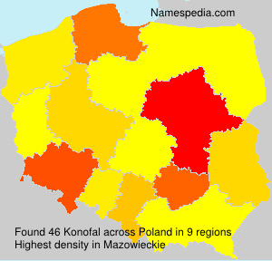 Surname Konofal in Poland Surname Konofal in Poland