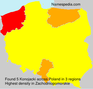 Surname Konojacki in Poland Surname Konojacki in Poland