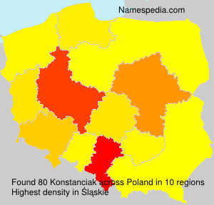 Surname Konstanciak in Poland Surname Konstanciak in Poland
