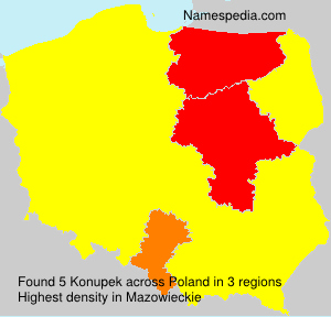 Surname Konupek in Poland Surname Konupek in Poland