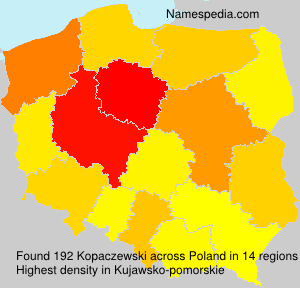 Surname Kopaczewski in Poland Surname Kopaczewski in Poland