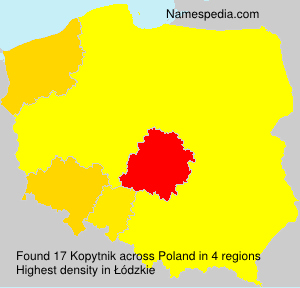 Surname Kopytnik in Poland Surname Kopytnik in Poland