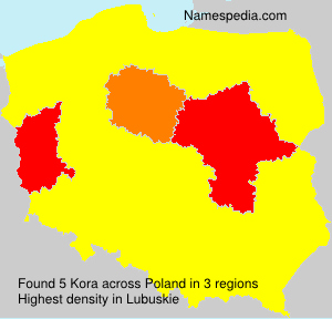 Surname Kora in Poland