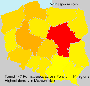 Surname Kornatowska in Poland Surname Kornatowska in Poland