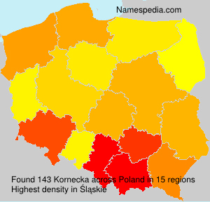 Surname Kornecka in Poland