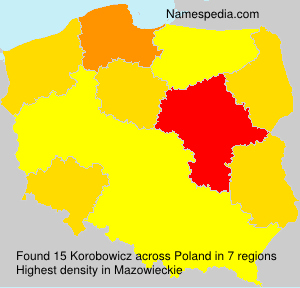 Surname Korobowicz in Poland Surname Korobowicz in Poland