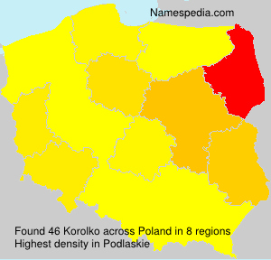 Surname Korolko in Poland Surname Korolko in Poland