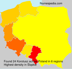Surname Korotusz in Poland Surname Korotusz in Poland