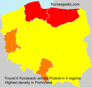 Surname Korowacki in Poland Surname Korowacki in Poland