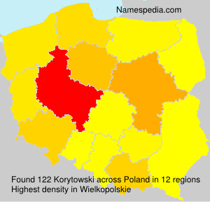 Surname Korytowski in Poland Surname Korytowski in Poland