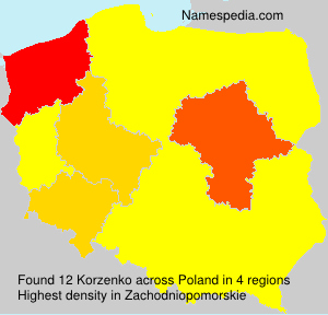 Surname Korzenko in Poland Surname Korzenko in Poland