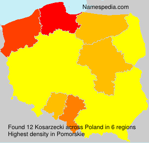Surname Kosarzecki in Poland Surname Kosarzecki in Poland