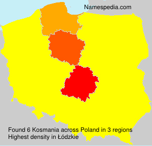 Surname Kosmania in Poland Surname Kosmania in Poland
