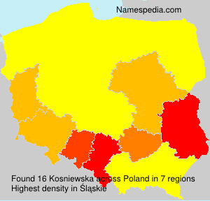 Surname Kosniewska in Poland Surname Kosniewska in Poland