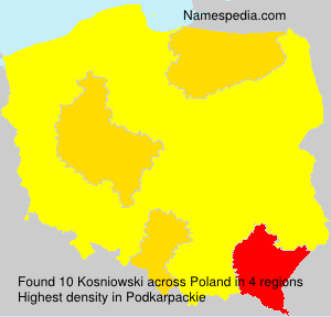 Surname Kosniowski in Poland Surname Kosniowski in Poland