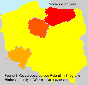 Surname Kossarzecki in Poland Surname Kossarzecki in Poland