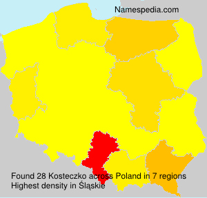 Surname Kosteczko in Poland Surname Kosteczko in Poland