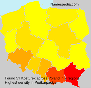 Surname Kosturek in Poland Surname Kosturek in Poland