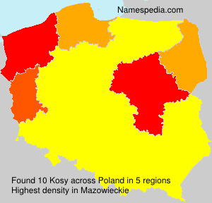 Surname Kosy in Poland Surname Kosy in Poland