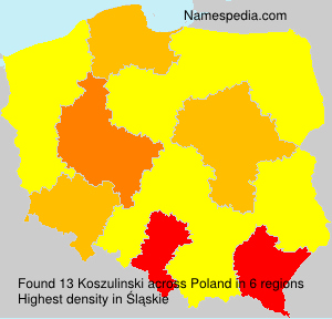 Surname Koszulinski in Poland Surname Koszulinski in Poland