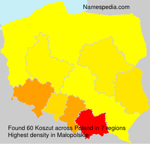 Surname Koszut in Poland Surname Koszut in Poland