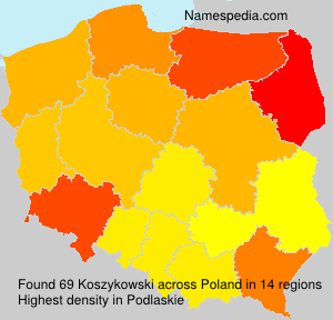 Surname Koszykowski in Poland Surname Koszykowski in Poland