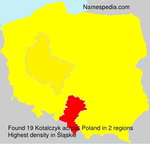 Surname Kotalczyk in Poland Surname Kotalczyk in Poland