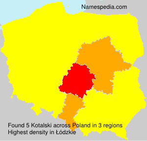 Surname Kotalski in Poland Surname Kotalski in Poland