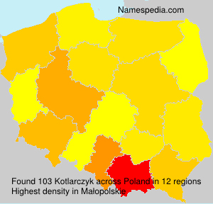 Surname Kotlarczyk in Poland Surname Kotlarczyk in Poland