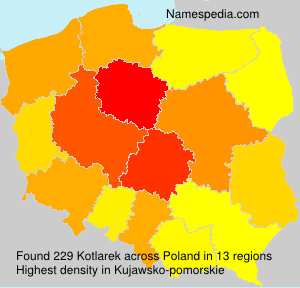 Surname Kotlarek in Poland Surname Kotlarek in Poland