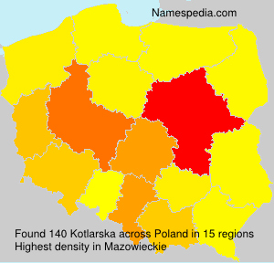 Surname Kotlarska in Poland Surname Kotlarska in Poland