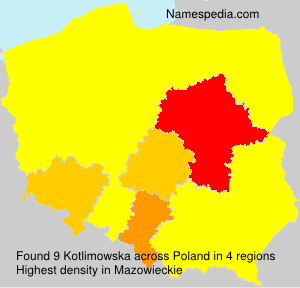Surname Kotlimowska in Poland Surname Kotlimowska in Poland